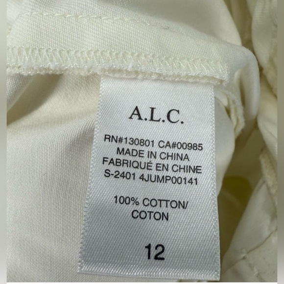 A.L.C. Augusta Utility Jumpsuit in Off White - Picture 3 of 8